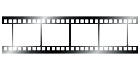 Black film strip icon