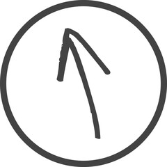 Single isolated icon with outline style icon on white background