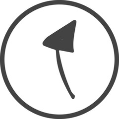 Single isolated icon with outline style icon on white background