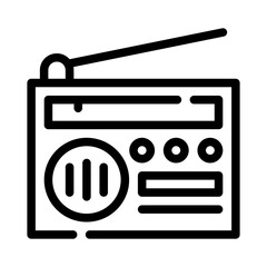 radio line icon