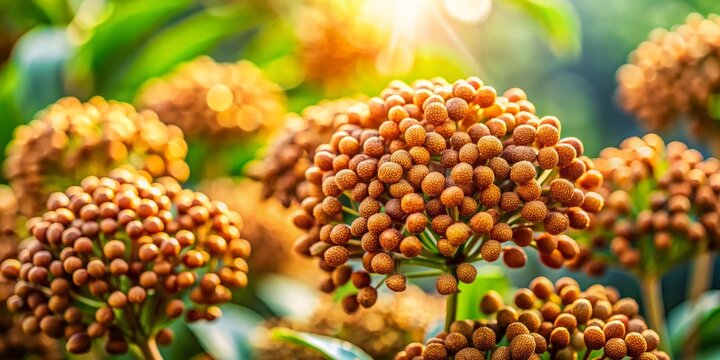 The delicate, curved silhouettes of boldo seeds leap forward, their intricate patterns reigniting the senses, a lush,