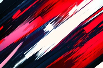 Abstract Red and White Dynamic Motion Background