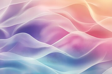 Obraz premium Soft Colorful Waves Abstract Background Design