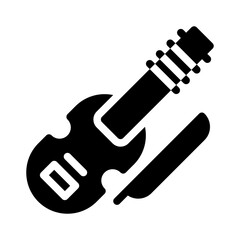 violin glyph icon