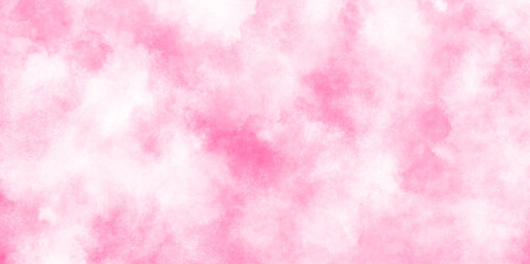 Beautiful and smooth soft blurred pink texture in center with blank, Smooth and bright abstract brush stroke acrylic watercolor background, painted colorful bright and shiny pink texture with stains.