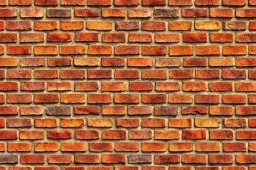 Aerial seamless red and brown brick wall texture