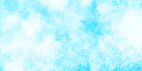 Watercolor painting with gradient painted cloudy blue texture, texture blue white paper background, Blue watercolor cloudy sky background, White Cloudy Blue Sky Watercolor with stains.