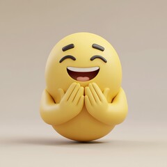 3D Emoji Icon: Hands Clapping for Applause Illustration Logo