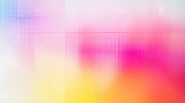 smooth gradient created by blending CMYK ink on a test sheet, showing a seamless transition