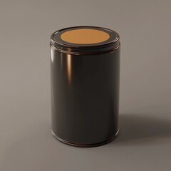 3D Cylinder Icon: Elongated Circular Shape Illustration Logo