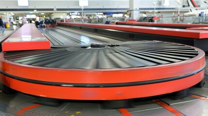Baggage Claim: Arriving passengers retrieve their checked luggage from large rotating carousels, providing a convenient and organized way to collect bags.
