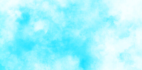 Watercolor painting with gradient painted cloudy blue texture, texture blue white paper background, Blue watercolor cloudy sky background, White Cloudy Blue Sky Watercolor with stains.