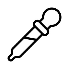 pipette line icon