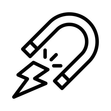 recommend clip art: magnet line icon