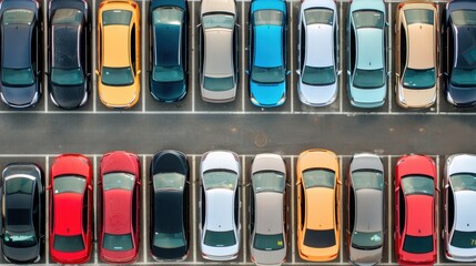 Airport Parking Lot: A facility with designated parking for passengers, divided into short-term, long-term, and valet sections, available as surface or multi-storied lots.
