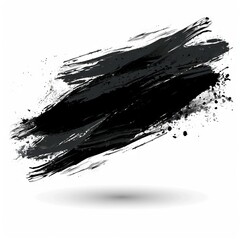 Artful Accents: Vector Brush Stroke Banner Background for Creative Displays