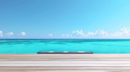 Fototapeta premium Business scaling strategy visualized as a strategic step chart on a tablet screen