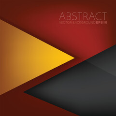 Obraz premium graphic geometric triangle overlap vector layer background for text and message design 