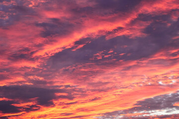 sky and cloud scape of sunset colourful 