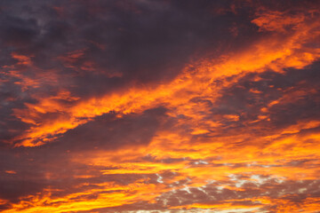 sky and cloud scape of sunset colourful 
