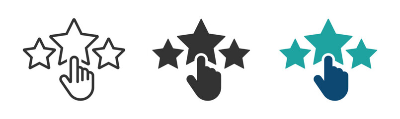 Customer review vector illustration designs. Feedback vector icon