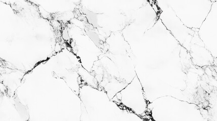Obraz premium White marble texture and background with black and white marbling surface Close up view of a white marble table showcasing the granite texture