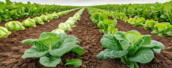 Healthy, rich soil with cover crops, tools for soil conservation, emphasizing sustainable farming