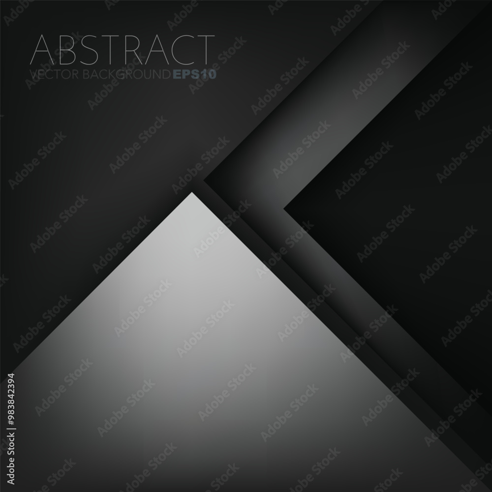 Poster graphic geometric triangle overlap vector layer background for text and message design
