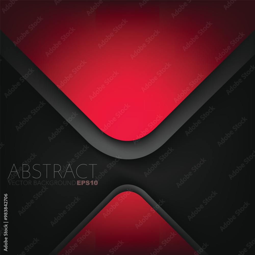 Poster graphic geometric triangle overlap vector layer background for text and message design