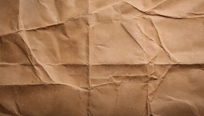 シワのあるクラフト紙のテクスチャ