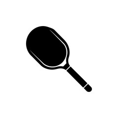 Pickleball silhouette vector