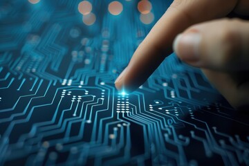 Future technology and tech progress. Advanced technology and new tech developments, innovative tech solutions and next-gen tech, evolution and revolution of technology trend and digital transformation