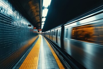 Subway Speed Through Darkness 