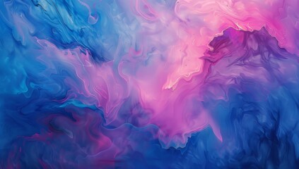 Fototapeta premium Abstract Swirls of Blue and Pink