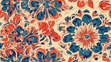 Abstract mandala pattern design