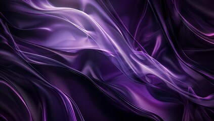 Obraz premium Abstract Purple Flowing Fabric
