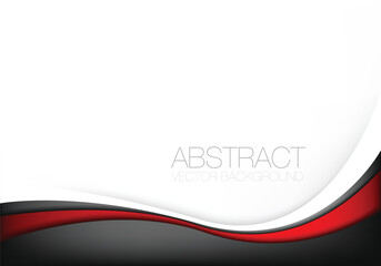 graphic vector curve line overlap background for text and message design