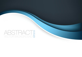 graphic vector curve line overlap background for text and message design
