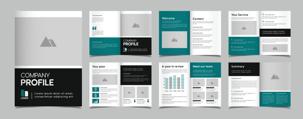 Elegant company profile template design