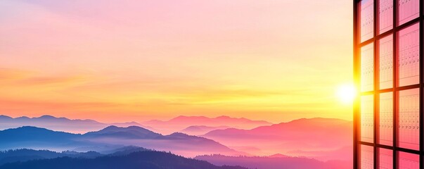 Team coordination in office visualized as synchronized schedules on a digital calendar