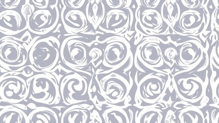 Seamless geometric line pattern in an ethnic style featuring an endless texture suitable for wallpaper banners and invitation cards Gray and white graphic lace background