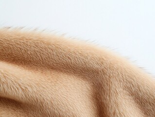 Close-Up of Luxurious Soft Vintage Fur Garment Highlighting Rich Colors and Texture