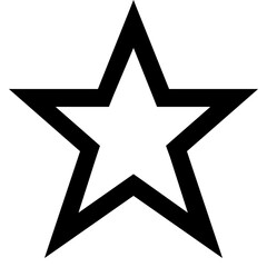 star isolated on white