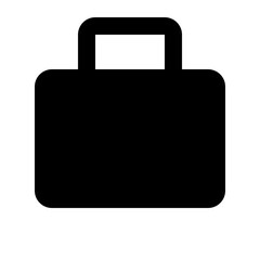 black briefcase icon