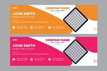 Email Signature template Bundle style templates