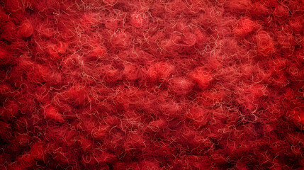 Abstract Red Background with Intricate and Complex  Intertwined Fuzzy Texture - Perfect for Websites and Design Projects