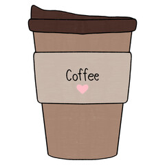 Coffee Cup Hand Drawn Illustration