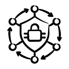 Cybersecurity Framework Icon