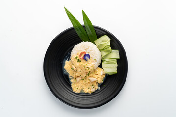 Delicious Culinary Dish with Rice and Vegetables