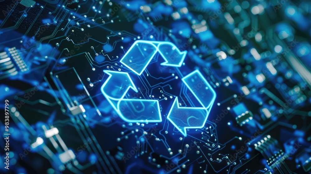 Poster presentation on the use of blockchain technology for tracking and verifying recycling data